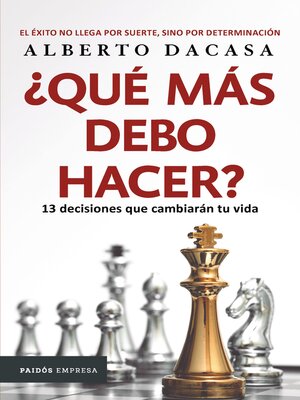 cover image of ¿Qué más debo hacer?